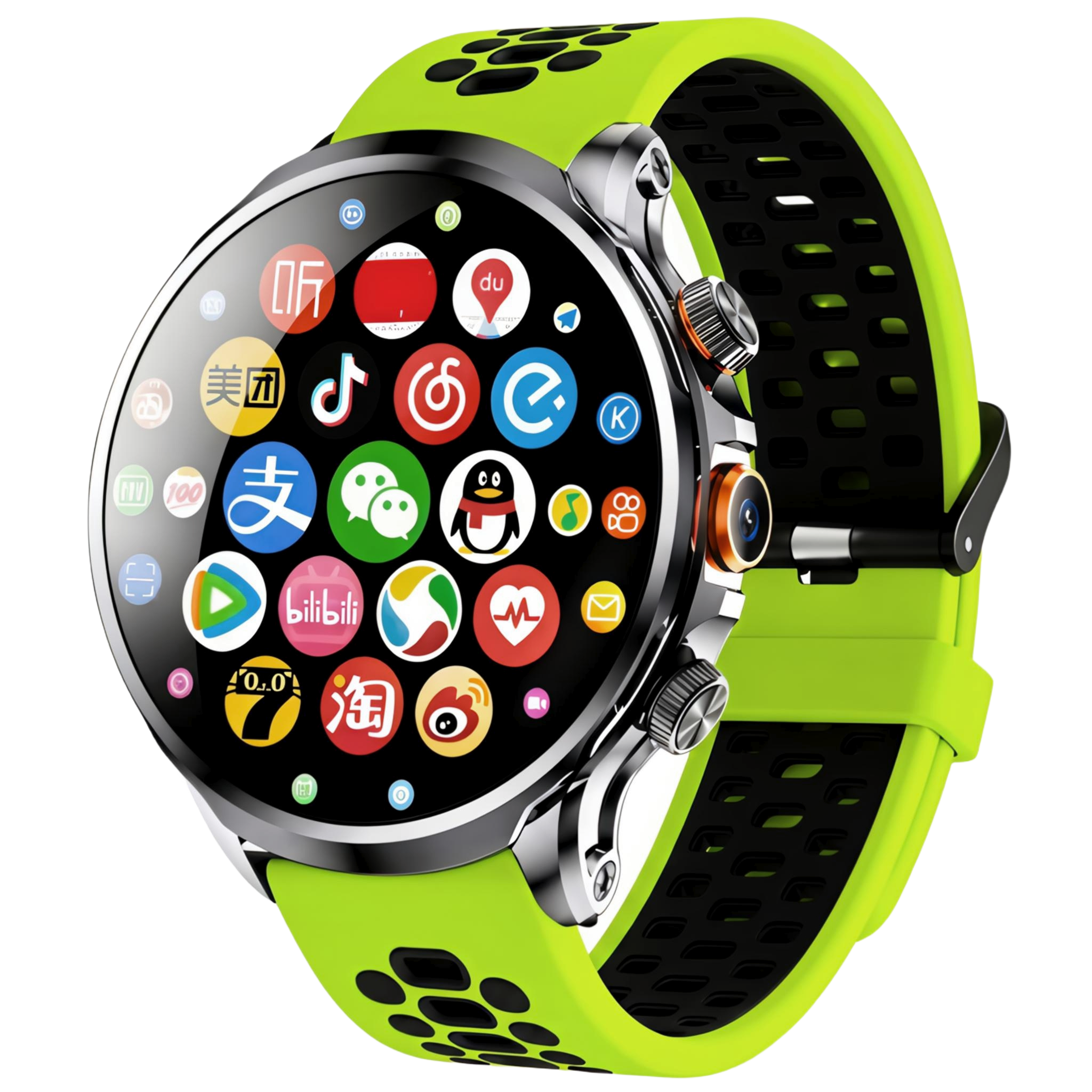 Розумний смарт годинник Smart Technology Venom Green з SIM-картою