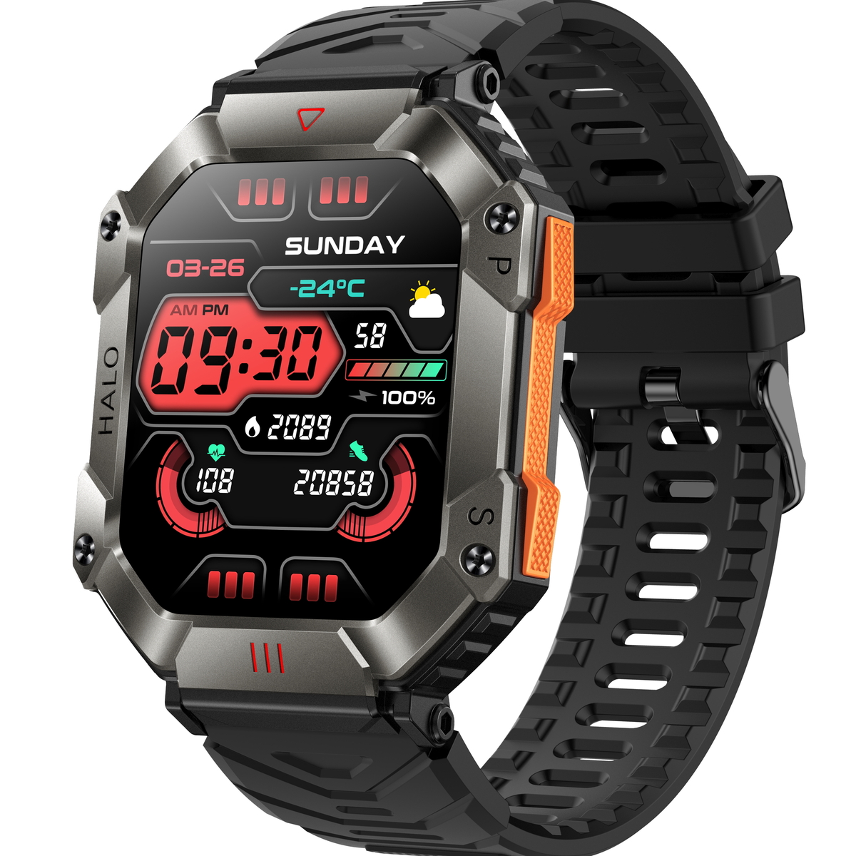 Розумний смарт годинник Smart Racer K+ Black з компасом