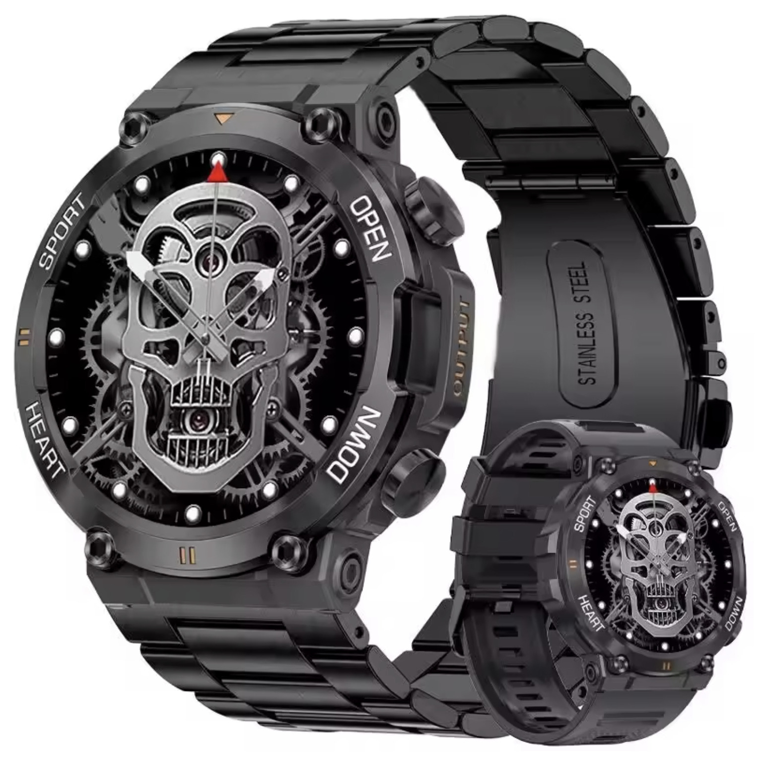 Розумний смарт годинник Smart Storm Steel, 2 ремінці
