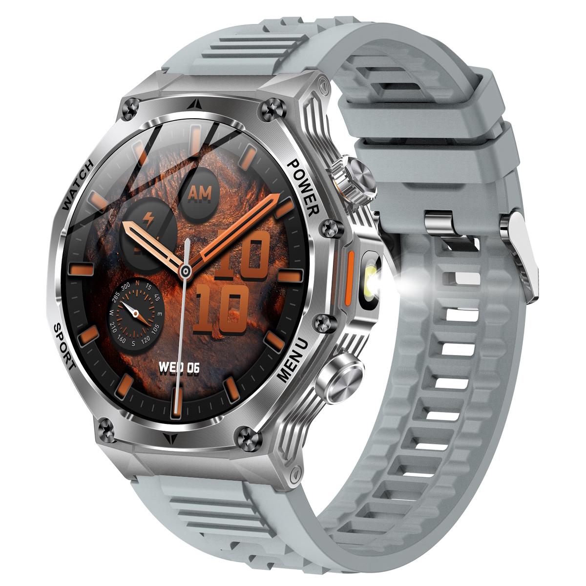 Умные смарт-часы Smart Surf X Pro Silver Grey, 2 ремешка