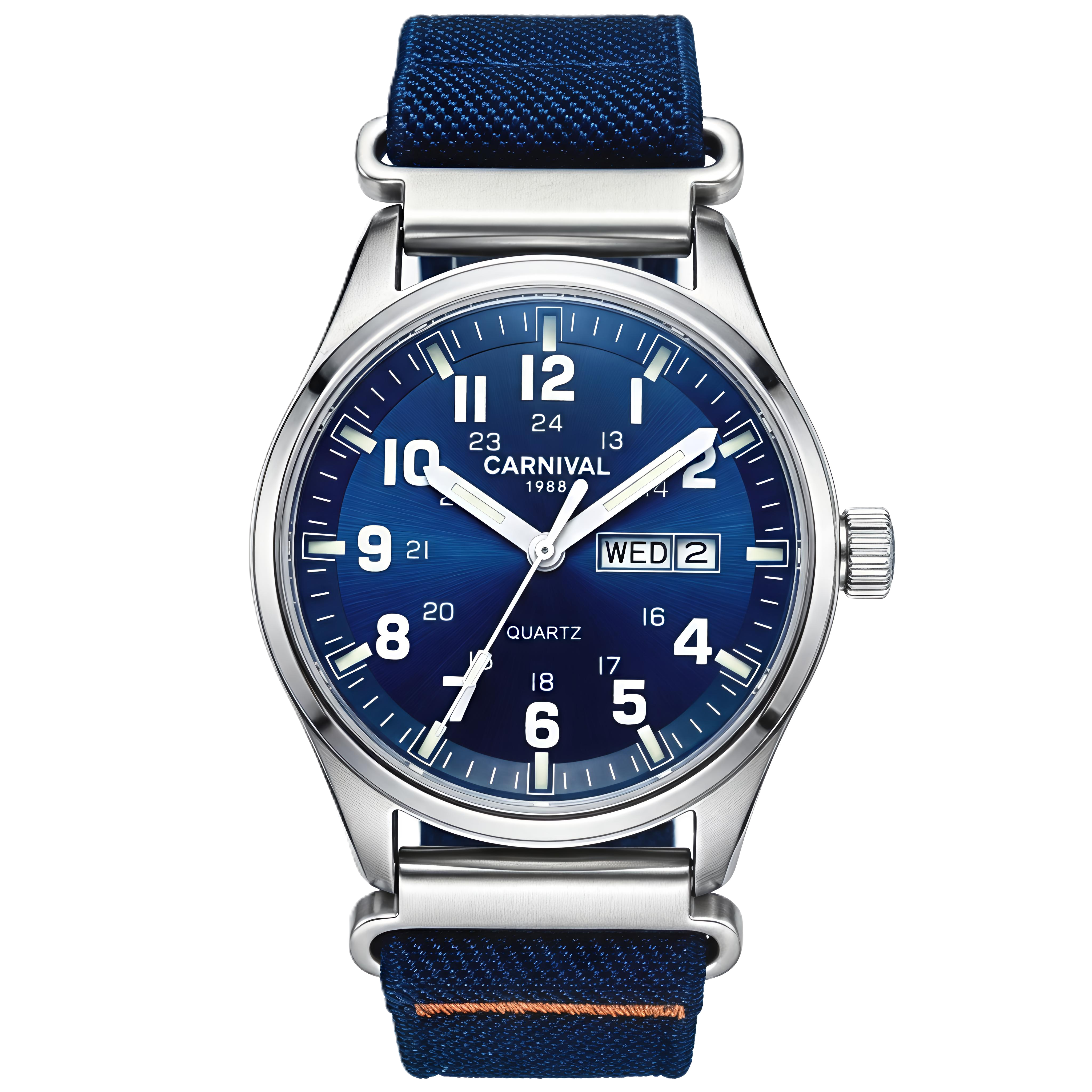 Чоловічий годинник Carnival Millenium Indigo Blue