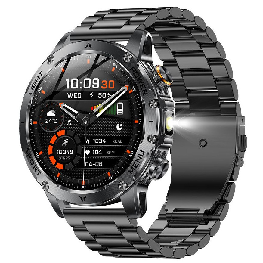 Розумний смарт годинник Smart Power Ultra Steel, 2 ремінці