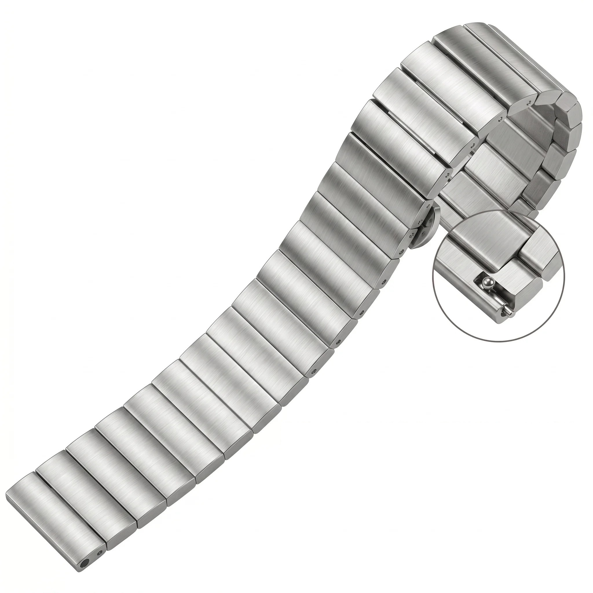 Ремінець металевий Centurion Silver 20 мм