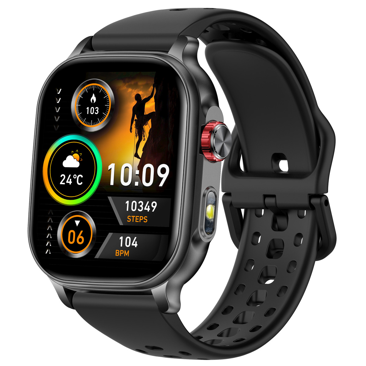 Розумний смарт годинник Smart Energy Rubber Black