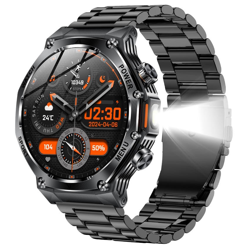 Умные смарт-часы Smart Surf X Pro Black Steel, 2 ремешка