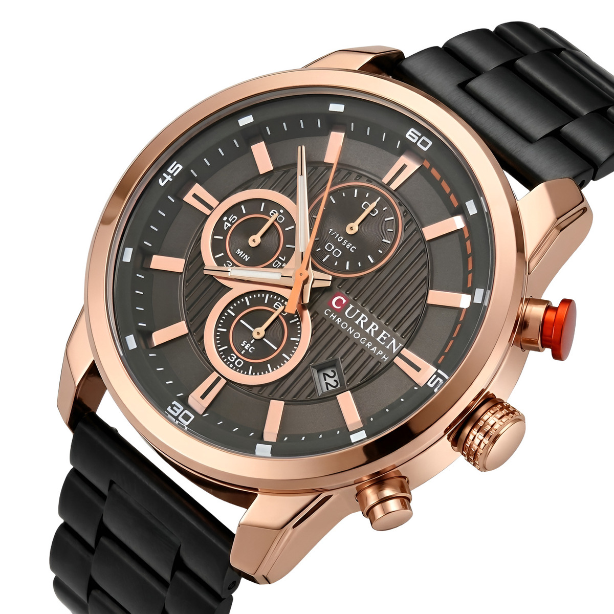 Чоловічий годинник Curren BigBoss Metal Black